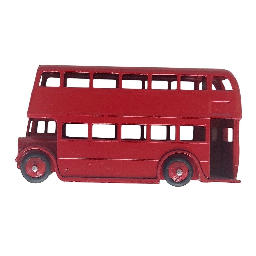 1959-1963 Dinky Toys Red Double Decker Exide Bus No. 291